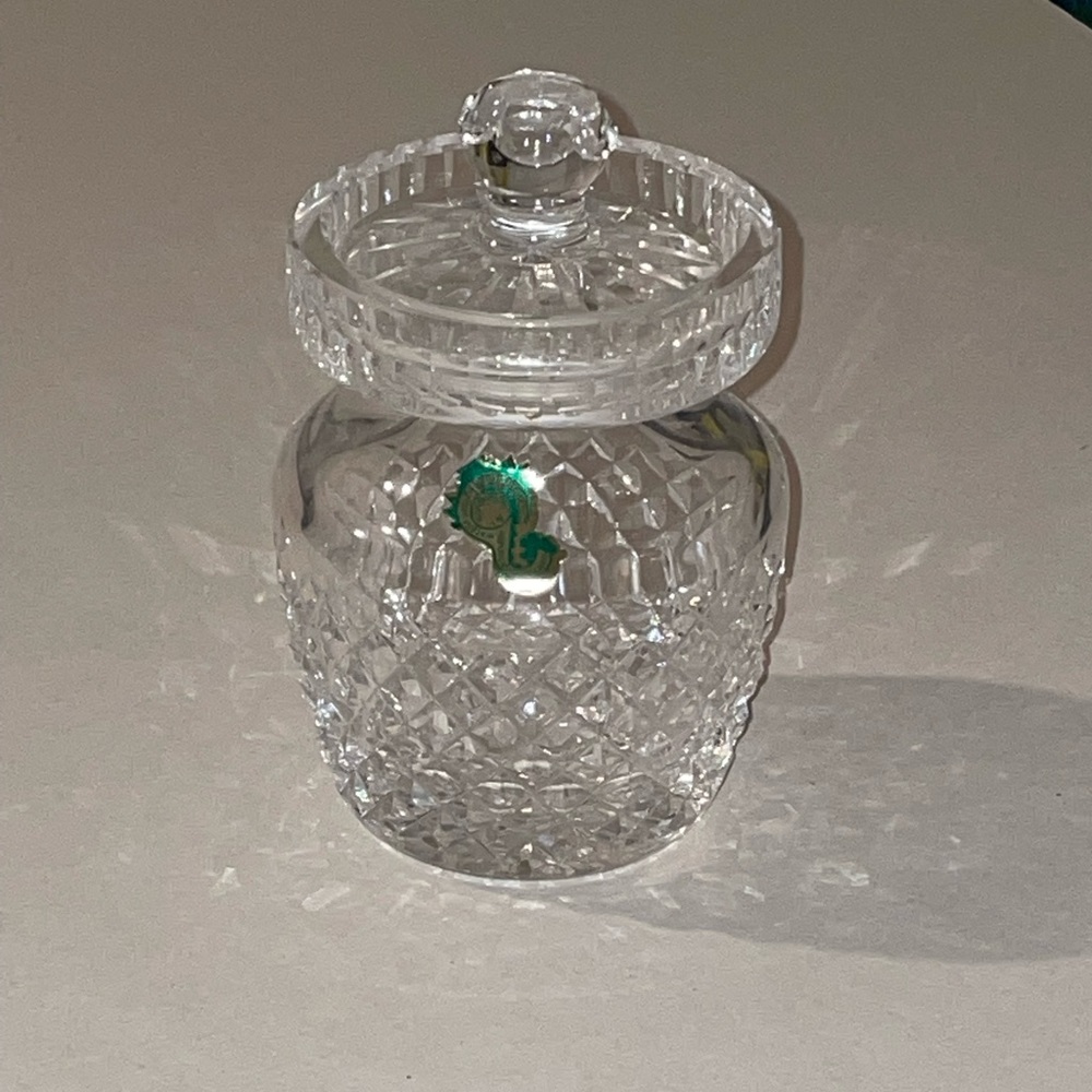 waterford crystal sugar pot